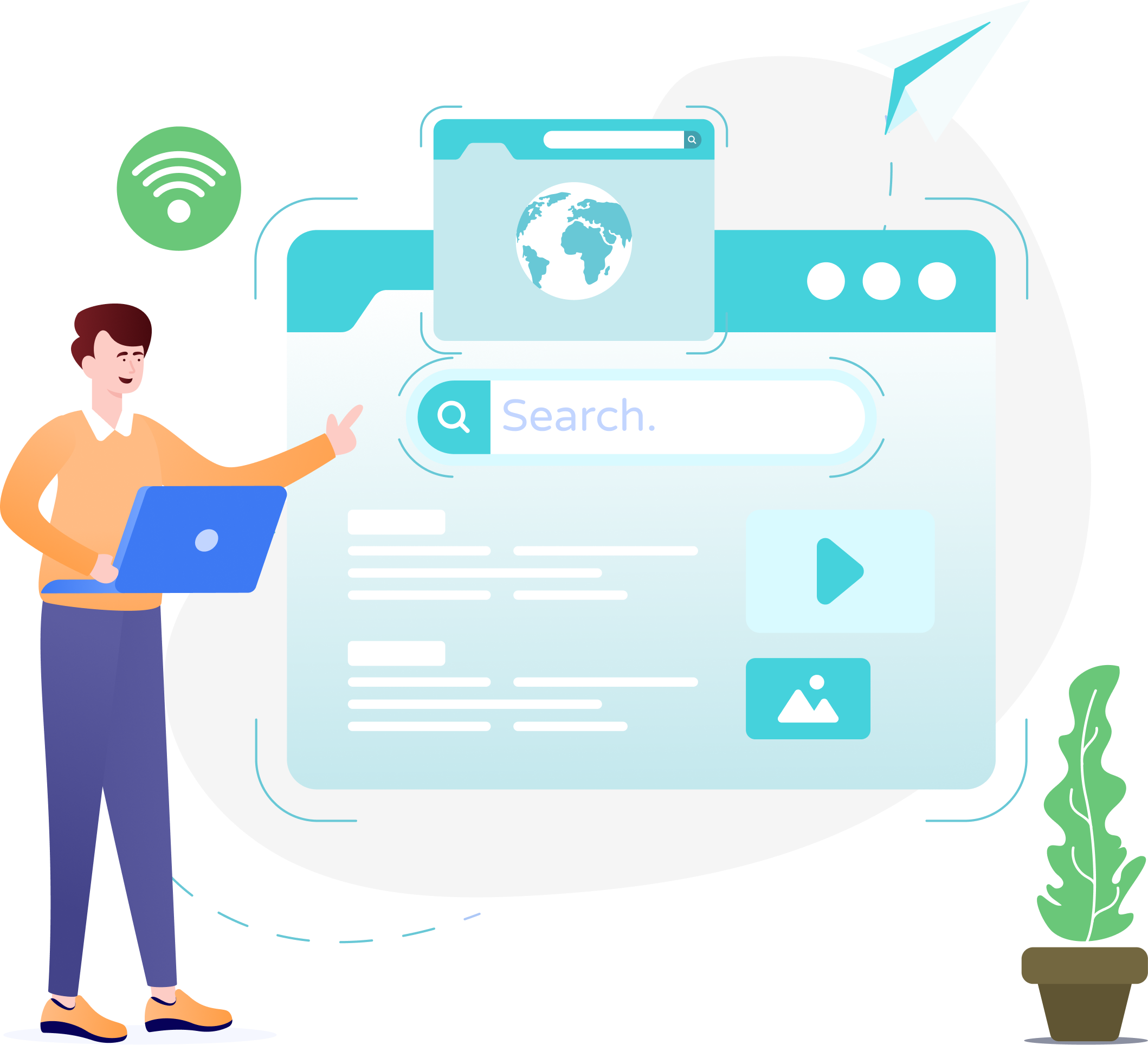 About Us Home Screen